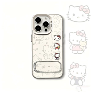 Ốp điện thoại chống rơi hình mèo dễ thương, phù hợp với iPhone 17 16 15 14 13 12 11 Pro Max 7 8 Plus XS BXCY100