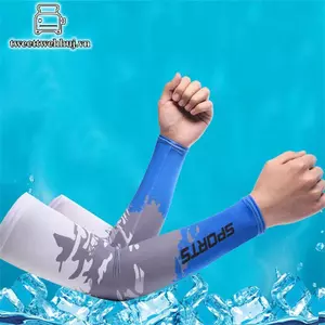 Nhíp Băng Lụa Cánh Tay Bao Da Thể Thao Chạy Chống Nắng UV Ngoài Trời Nam Câu Cá Đi Xe Đạp Tay VN