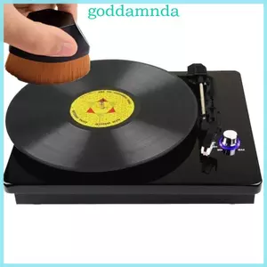 Bàn chải nhung chống tĩnh điện GODD cho LP Vinyl Máy quay đĩa Bàn xoay Phụ kiện máy nghe nhạc Máy làm sạch hồ sơ