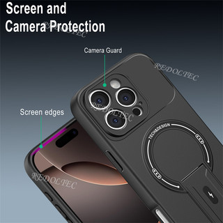 Ốp điện thoại OPPO Reno 15 15Pro 15 Pro Max 5G Thời trang mới Vỏ điện thoại chân đế vô hình từ tính OPPO Reno15 Pro Reno 15 ProMax Vỏ mềm mờ Sạc không dây Vỏ chống vân tay