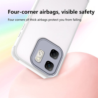 Áp dụng cho Oppo Reno15 F CPH2801 Reno15 FS RENO15F CPH2801 Vỏ điện thoại vỏ mềm bảo vệ đệm khí bốn góc trong suốt cao cấp