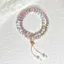 Say Giấc Mơ Cuộn Hoa Hồng Màu Hồng Opal Niềm Đam Mê Vòng Tay Tinh Tế Trung Quốc Đính Hạt Đôi Vòng Tròn Vòng Tay Mới Trung Quốc Niche