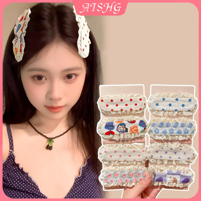 AISHG Dệt Kim Ren Hoa Tóc Thời Trang Và Nhẹ Nhàng Lông Tơ Velcro Phụ Kiện Tóc