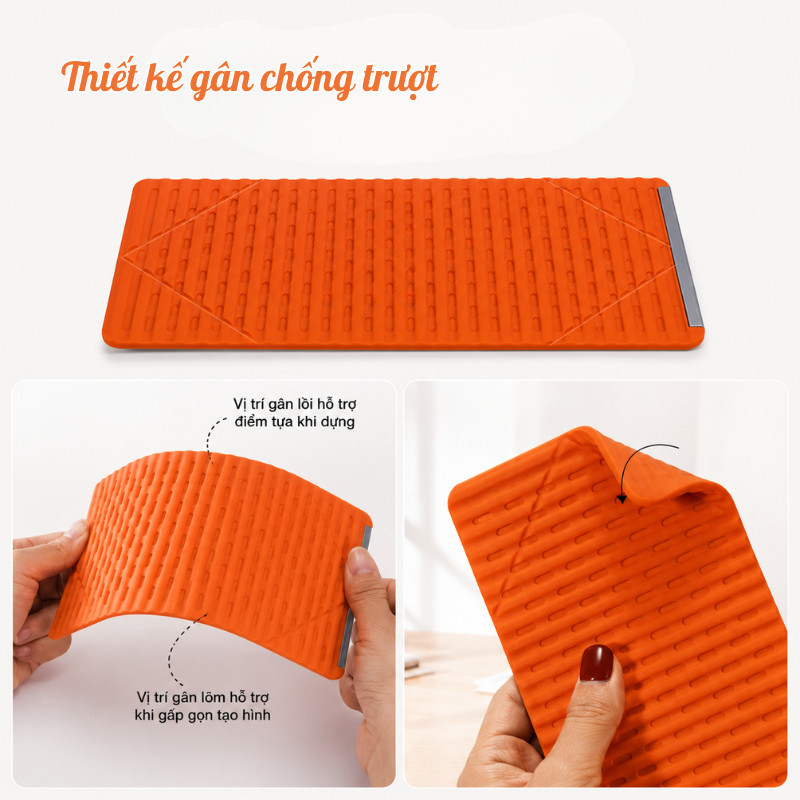 Giá Đỡ Điện Thoại Máy Tính Bảng Silicon Uốn Dẻo GoMarket - Giá Đỡ Gấp Xếp Linh Hoạt Chống Trơn Trượt Đa Năng