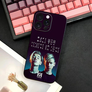 Ốp Điện Thoại TP-2 M-Marcus Và M-Martinus Cho IPhone 17 16 15 14 13 12 11 Pro Max Plus Mini Đen Mờ Vỏ Mềm Funda