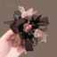 MAUROPOLI Phong Cách Mới MAUROPOLI Gạc Nơ Scrunchy Dây Buộc Tóc Ánh Sáng Sang Trọng Nhẹ Nhàng Tính Khí Phù Hợp Với Dây Buộc Tóc