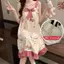 XOITU Thời Trang Thường Ngày Rời Hoạt Hình Dễ Thương Treo Váy Ngủ Có Miếng Lót Ngực Cho Nữ VN
