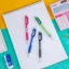 Bút chì kim Pentel Fiesta AX105 ngòi 0.5mm trang bị đầu tẩy 4 màu lựa chọn