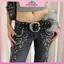 MYPANDA Cao Cấp Lông Thú Giả Chắp Vá Thắt Lưng Rộng Cho Nữ Hạng Nặng Punk Phong Cách Retro Đinh Tán Thắt Lưng Có Váy Quần Jean Thắt Lưng.