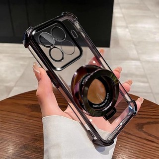 Ốp Lưng Cho Xiaomi 17T Pro 17TPro 1 7 17 T Pro Xiaomi17 T Xiaomi17T Pro Xiaomi17TPro Giá Đỡ Vòng Giá Đỡ Ốp lưng Trong Suốt Silicon Mềm TPU Edge Ốp Lưng Chống Sốc