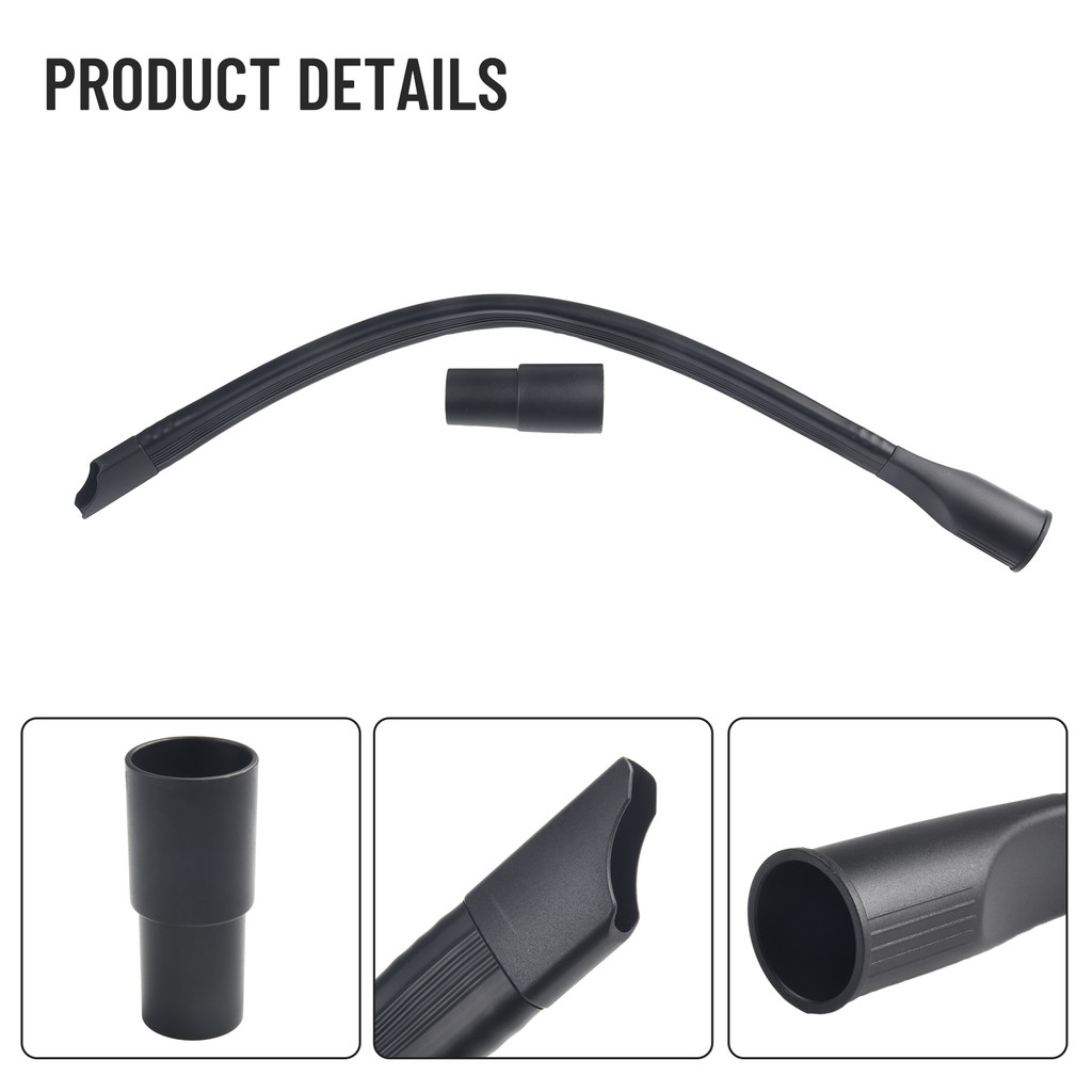 Công cụ Crevice linh hoạt & Bộ chuyển đổi ống 35mm đến 32mm Máy hút bụi màu đen