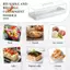 Khay phục vụ hình chữ nhật có nắp Đá cẩm thạch Giá đỡ bánh hình chữ nhật Giá đỡ bánh Acrylic Màn hình bánh ngọt hình chữ nhật