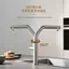 Vòi rửa chén nhà bếp GESSI từ Ý, tích hợp 3 chức năng lọc nước, vòi kéo ra, không chứa chì, có chức năng cấp nước nóng l