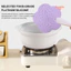 Miếng lót ly hình hoa sáng tạo, có khả năng cách nhiệt, làm bằng silicon, bền chắc, thích hợp sử dụng trong gia đình.