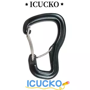 Móc kẹp Carabiner ICUCKO, Móc khóa hợp kim nhôm đa chức năng, Khóa võng tháo nhanh hạng nặng nhẹ Cắm trại