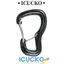 Móc kẹp Carabiner ICUCKO, Móc khóa hợp kim nhôm đa chức năng, Khóa võng tháo nhanh hạng nặng nhẹ Cắm trại