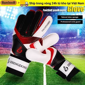 Găng tay thủ môn BAMBOOB, Găng tay bóng đá cao su dày chống trượt chống thấm nước, Găng tay bóng đá bảo vệ ngón tay chuyên nghiệp chống mài mòn Găng tay bóng đá thanh niên