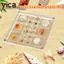 Hộp lưu trữ vỏ sò YICA, Hộp trưng bày vỏ sò từ tính Mini bằng nhựa, Bộ sưu tập vỏ sò dung lượng lớn trong suốt