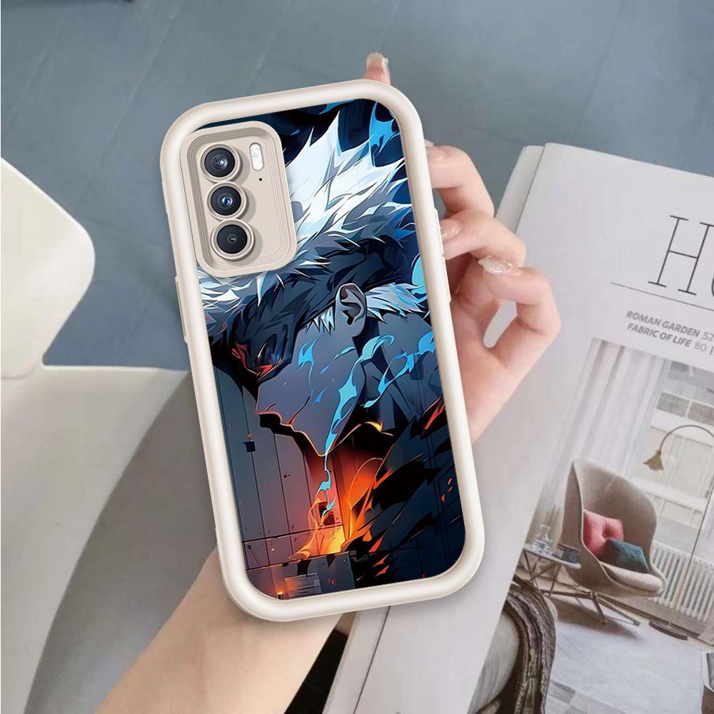 Vỏ Cho Realme C65 Phim Hoạt Hình Silicon Cầm Tay Mềm Ốp lưng TPU Jujutsu Kaisen Anime Mắt Thiên Thần Chống Sốc Ốp Lưng