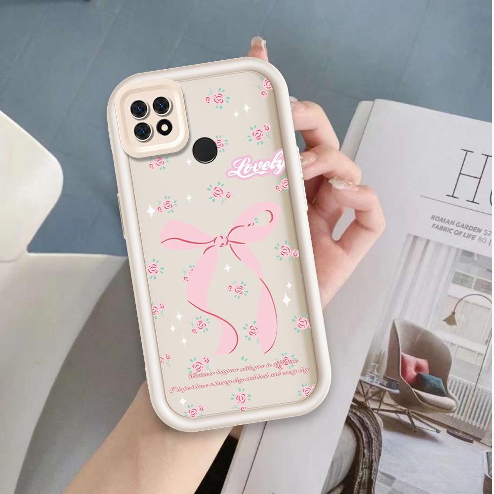 Ốp Lưng Cho OPPO A15 A15S A35 Hoạt Hình Silicon Phụ Kiện Vỏ Điện Thoại Mềm TPU Bướm Nơ Ins Phong Cách Mắt Thiên Thần Chống Sốc Ốp Lưng