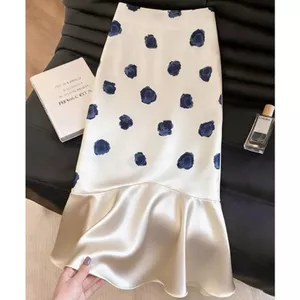 Váy phong cách sang trọng Satin nhẹ nhàng Phong cách mới Thời trang Váy cao cấp nhẹ nhàng phong cách phương Tây
