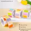 MỚI 500 Chiếc Nhiều Màu Sắc Tự Dính Nhãn Dính Stiers Bền Chống Thấm Nước nk Tag Stier Văn Phòng Phẩm Hình Chữ Nhật Tên Stier SKY