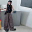 Bé Gái Mỏng Cao Cấp Quần Ống Rộng Mùa Hè Phong Cách Mới Trẻ Em Thời Trang Da Báo In Quần