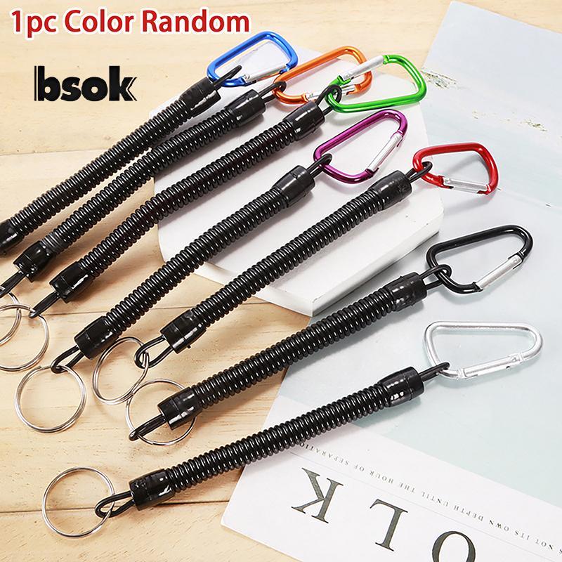 Trailblazer Có Thể Thu Vào Đàn Hồi Móc Khóa Carabiner Móc Lò Xo Chống Mất Dây Cho Đi Bộ Đường Dài Cắm Trại Mới
