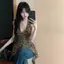 American Sweet Cool Hot Girl Da báo in dây cổ chữ V Áo Vest mỏng vừa vặn