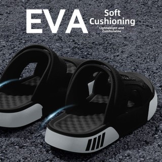 Cầu trượt đế mềm HOBBYIN, Dép nam thoáng khí nhẹ, Giày đi biển EVA chống trượt chất lượng cao mùa hè