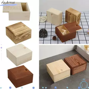 Hộp lưu trữ DAYBREAK Chưa hoàn thiện với hộp đựng hạt tự nhiên trên đầu trượt