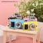 MỚI Mini Máy Ảnh Kỹ Thuật Số Model 1: 12 Nhà Búp Bê Camera LED Flash Móc Khóa Trang Trí Đồ Chơi SKY