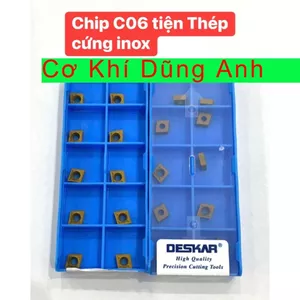 Chip C06 DESKAR tiện móc lỗ thép cứng inox ngọt