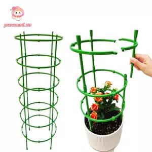 PWSEND 3 Bộ cọc leo núi, cọc hỗ trợ cây nửa tròn dễ sử dụng, Giá đỡ cọc cây trồng trong vườn xanh có thể tháo rời bền bỉ