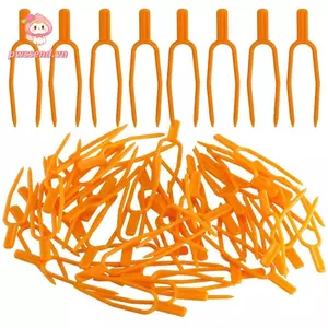 PWSSEND 100 Chiếc Cố Định Thân Cây, Giữ Vườn Nĩa Trồng Dâu Tây, Kẹp Có Thể Tái Sử Dụng Dụng Dụng Cụ Hỗ Trợ Nông Nghiệp Vine Cố Định Cố Định Cố Định