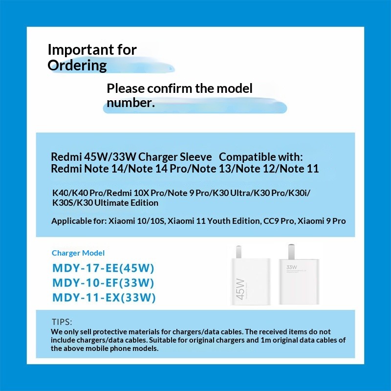 Thích hợp cho Redmi note14pro / 13 / 15 K40Pro Vỏ bảo vệ cáp dữ liệu 45W Dây cuộn dây sạc