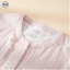 Phong cách Nhật Bản Muji Style / Bộ đồ ngủ cổ tròn Cotton nguyên chất sợi hai lớp dành cho nữ / Bộ đồ dài tay ngắn mỏng màu trơn dài / Bộ đồ quần ngắn tay có thể mặc bên ngoài mùa hè