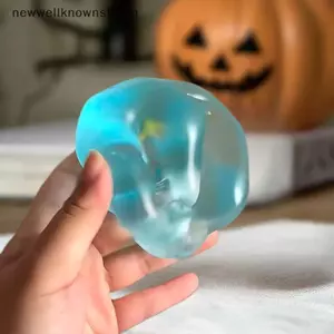 MỚI 1 Cái Chống Căng Thẳng Cảm Giác Fidgets Squishy Đồ Chơi Mềm Mô Phỏng Trong Suốt Màu Xanh Maltose Chậm Đàn Hồi Đồ Chơi SKY