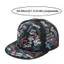 Mũ bóng chày BRAA Graffiti, Mũ bóng chày vành phẳng có thể điều chỉnh chống nắng cho nam nữ Unisex