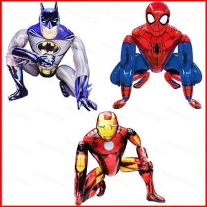 ST2 3D The Avengers lá bong bóng Người nhện Batman Người sắt Trang trí tiệc sinh nhật TS2