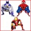 ST2 3D The Avengers lá bong bóng Người nhện Batman Người sắt Trang trí tiệc sinh nhật TS2