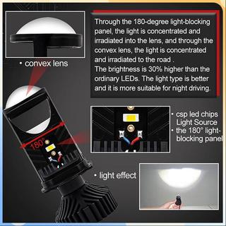 (COD) 1 Cái T9 Đèn Pha Led Ô Tô H4 Gần Xa Tích Hợp Đèn Pha Siêu Sáng Xe Máy Điện Ống Kính Đôi Y9