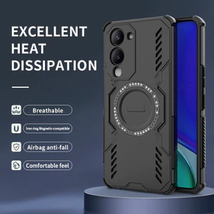 Ốp lưng Vivo Y29S 5G Vòng từ tính Vỏ tản nhiệt chống rơi cho Vivo Y29S 5G Vỏ điện thoại