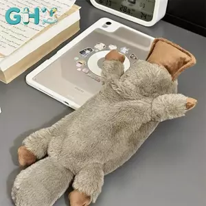 GHX Hộp đựng bút chì Platypus dễ thương Túi đựng mỹ phẩm Túi đựng bút sang trọng Dung tích lớn Túi đựng đồ dùng học tập Hộp văn phòng phẩm Túi đựng máy tính để bàn VN