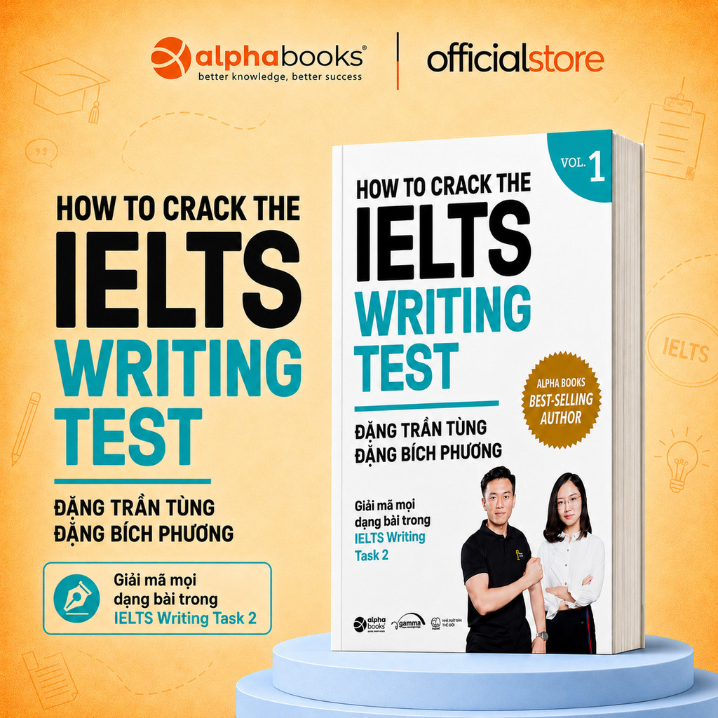 Sách – How To Crack The IELTS Writing Test Vol 1 – Kèm Lời Giải chi tiết  (Gamma Books)