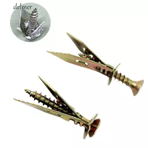 DELMER Fix Vít Di Động Loại Nail-in Cải Tiến Nhà Kim Loại Chất Lượng Cho Thạch Cao Cố Định Tường Cắm
