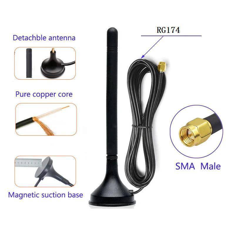 JINHF 1 Cái Ngoài Trời Tủ Và Bộ Định Tuyến Ăng Ten Bên Ngoài 4G 3G 2G LTE GSM Ăng Ten WIFI Toàn Băng Đô 700-2700 MHz SMA Nam HOT