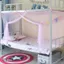 XYLBY14 Ký túc xá sinh viên Lưới chống muỗi trên Tầng dưới Bunk Bunk Ký túc xá Đơn trên Giường dưới Họa tiết Lều đơn Cửa vuông Top Lều mã hóa kiểu cũ