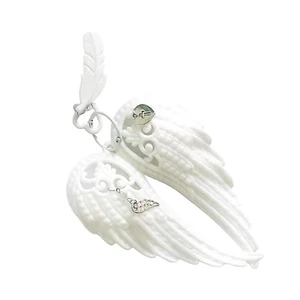 Exhila Hiện Đại Unisex Chữ Thập Cánh Mặt Dây Chuyền Quyến Rũ Cho Hàng Ngày Mang Theo Vật Dụng Và Tặng