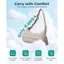 Ví đeo chéo GUSTAVA, Dây đeo có thể điều chỉnh có túi Túi Hobo Puffer nhỏ, Túi xách đeo vai nhiều túi nhỏ gọn chất lượng cao dành cho nữ